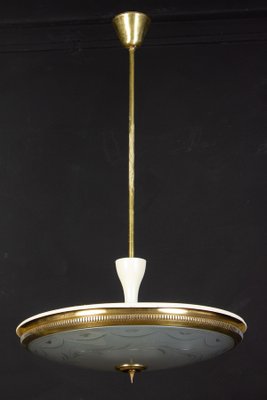 Mid-Century Ceiling Fixture or Pendant by Luigi Brusotti, Italy, 1940-MBH-1031825