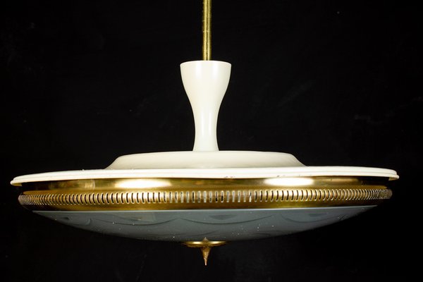 Mid-Century Ceiling Fixture or Pendant by Luigi Brusotti, Italy, 1940-MBH-1031825