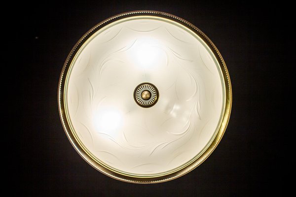 Mid-Century Ceiling Fixture or Pendant by Luigi Brusotti, Italy, 1940s-MBH-1032533