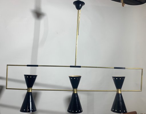 Mid-Century Ceiling Lamp, 1950s-NUO-587419