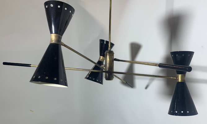 Mid-Century Ceiling Lamp, 1950s-NUO-587422