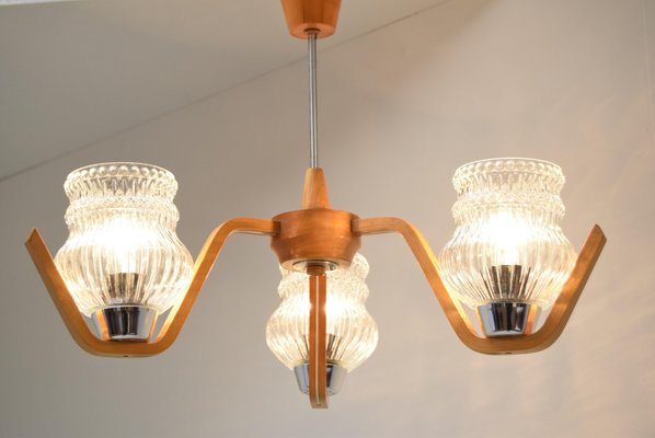 Mid-Century Ceiling Lamp from Drevo Humpolec, 1970s-TZ-1153619