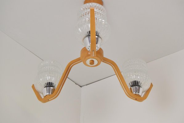 Mid-Century Ceiling Lamp from Drevo Humpolec, 1970s-TZ-1153619