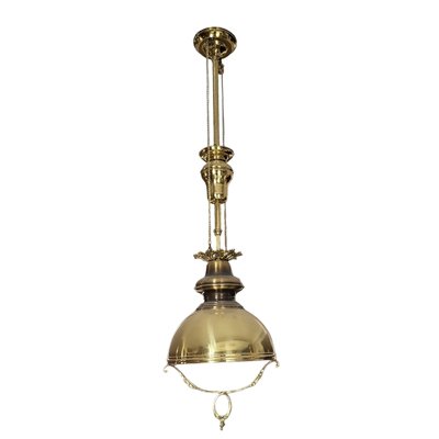 Mid-Century Ceiling Lamp in Golden Bronze-TCS-1743151