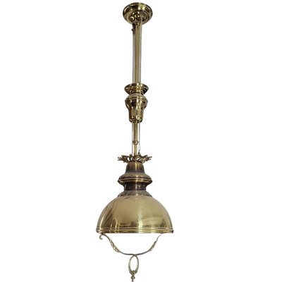 Mid-Century Ceiling Lamp in Golden Bronze-TCS-1743151