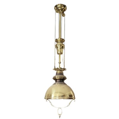 Mid-Century Ceiling Lamp in Golden Bronze-TCS-1743151