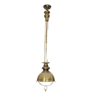 Mid-Century Ceiling Lamp in Golden Bronze-TCS-1743151