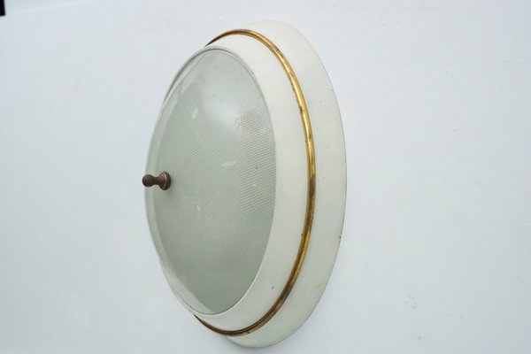 Mid-Century Ceiling Lamp in the style of Stilnovo, Italy, 1950s-OT-2040471