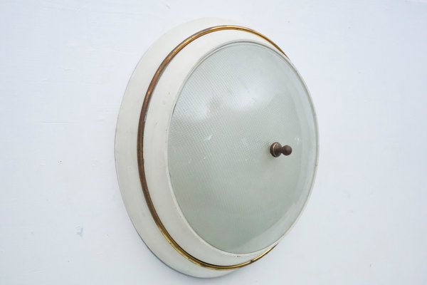 Mid-Century Ceiling Lamp in the style of Stilnovo, Italy, 1950s-OT-2040471