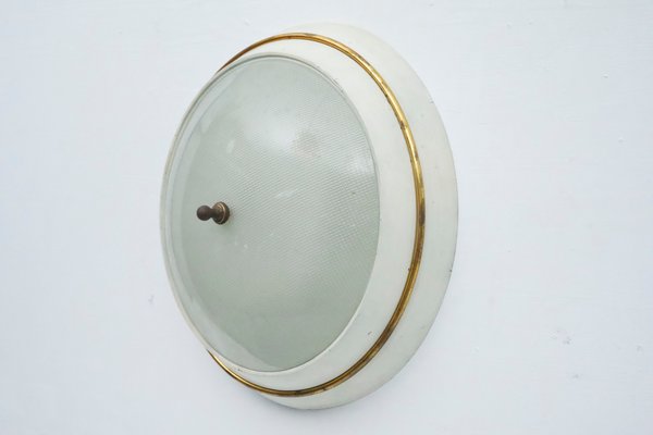 Mid-Century Ceiling Lamp in the style of Stilnovo, Italy, 1950s-OT-2040471