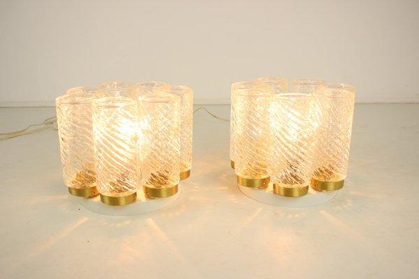 Mid-Century Ceiling Lamps from Napako, 1970s, Set of 2-TZ-1120179