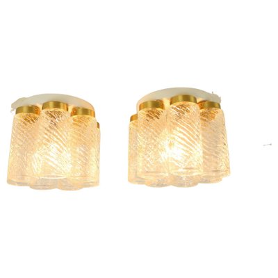 Mid-Century Ceiling Lamps from Napako, 1970s, Set of 2-TZ-1120179