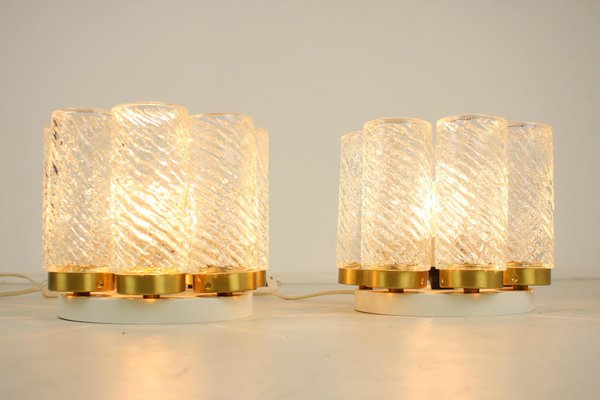 Mid-Century Ceiling Lamps from Napako, 1970s, Set of 2-TZ-1120179