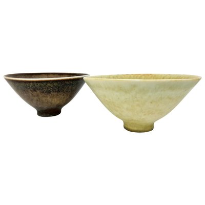 Mid-Century Ceramic Bowls by Carl-Harry Stålhane for Rörstrand, Sweden, 1950s, Set of 2-UYK-806989