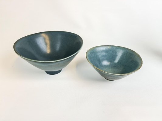 Mid-Century Ceramic Bowls Carl Harry Stålhane for Rörstrand, Sweden, 1950s, Set of 2-UYK-806951