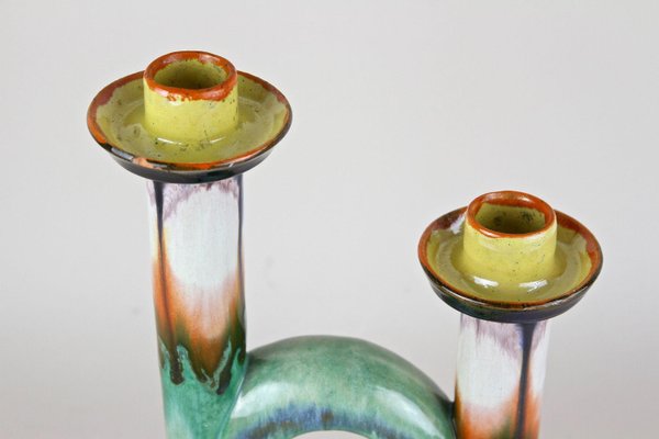 Mid-Century Ceramic Candleholder, Austria, 1950s-TQA-2024338