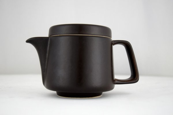 Mid-Century Ceramic Espresso Set from Ceramica Franco Pozzi, Set of 9-IEI-833368