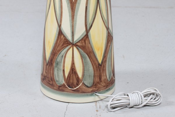 Mid-Century Ceramic Floor Lamp by Rigmor Nielsen for Søholm Denmark, 1950s-QQ-1384273