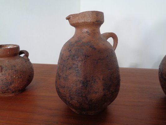 Mid-Century Ceramic Jugs by Gerhard Liebenthron, 1970s, Set of 3-RDW-660238