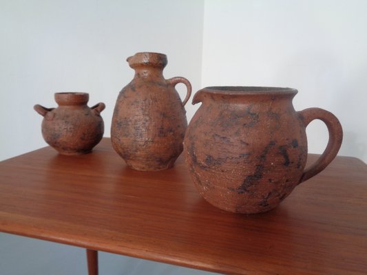 Mid-Century Ceramic Jugs by Gerhard Liebenthron, 1970s, Set of 3-RDW-660238