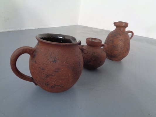 Mid-Century Ceramic Jugs by Gerhard Liebenthron, 1970s, Set of 3-RDW-660238