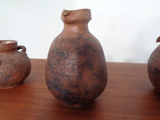 Mid-Century Ceramic Jugs by Gerhard Liebenthron, 1970s, Set of 3-RDW-660238