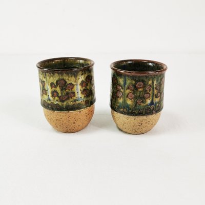 Mid-Century Ceramic Mugs, 1960s, Set of 2-ZTG-1771326