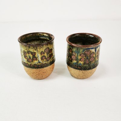 Mid-Century Ceramic Mugs, 1960s, Set of 2-ZTG-1771326