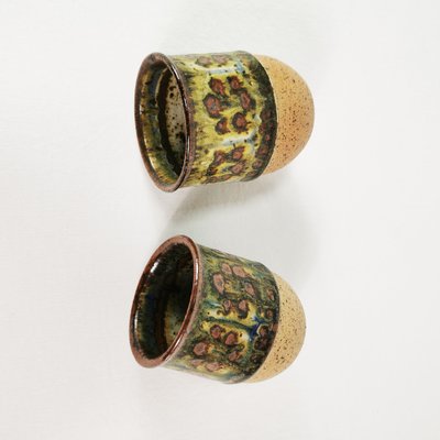 Mid-Century Ceramic Mugs, 1960s, Set of 2-ZTG-1771326