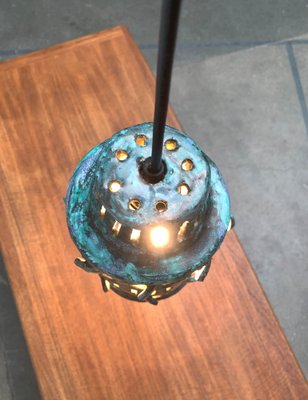 Mid-Century Ceramic Pendant Lamp, 1960s-UAH-1239046