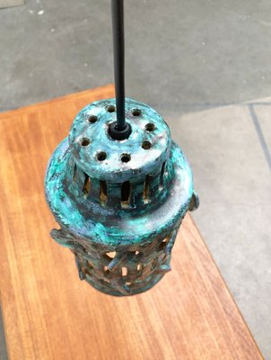 Mid-Century Ceramic Pendant Lamp, 1960s-UAH-1239046