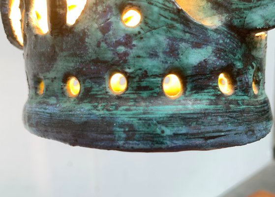 Mid-Century Ceramic Pendant Lamp, 1960s-UAH-1239046