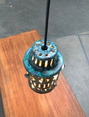 Mid-Century Ceramic Pendant Lamp, 1960s-UAH-1239046