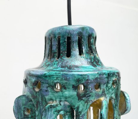 Mid-Century Ceramic Pendant Lamp, 1960s-UAH-1239046