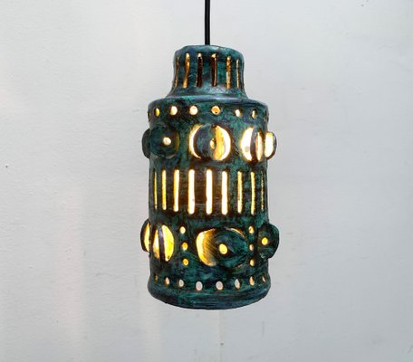 Mid-Century Ceramic Pendant Lamp, 1960s-UAH-1239046