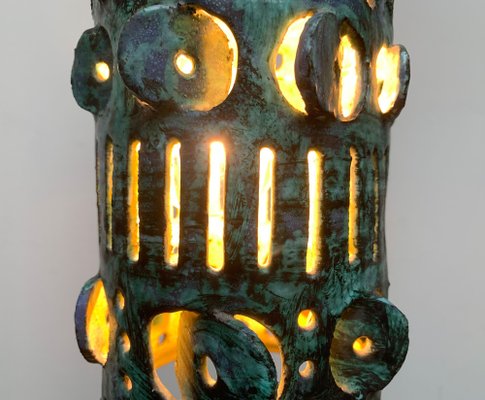 Mid-Century Ceramic Pendant Lamp, 1960s-UAH-1239046