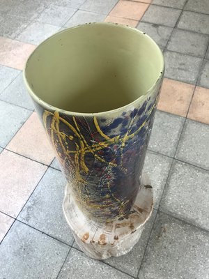 Mid-Century Ceramic Umbrella Stand, 1960s-RJQ-592633