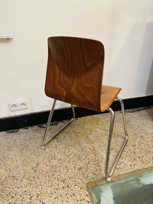 Mid-Century Chair in Pagholz with Chrome-Plated Frame from Flötotto, 1960s-RZY-1808056