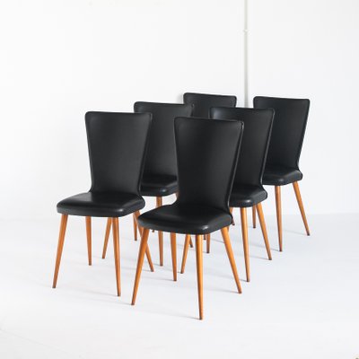 Mid-Century Chairs, France, 1960s, Set of 6-ZFJ-1364518