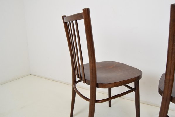 Mid-Century Chairs from TON, 1960s, Set of 3-TZ-1109679