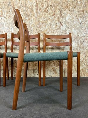 Mid-Century Chairs in Teak by Niels O. Möller for J. L. Møllers, 1960s, Set of 4-EJL-1117922