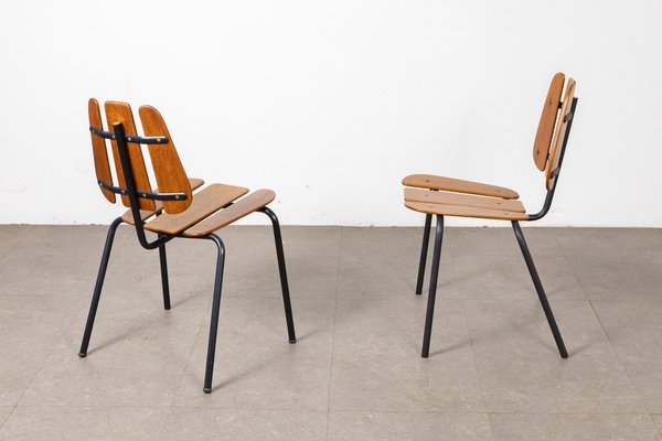 Mid-Century Chairs in the style of Gio Ponti, Set of 6-LMR-1788246