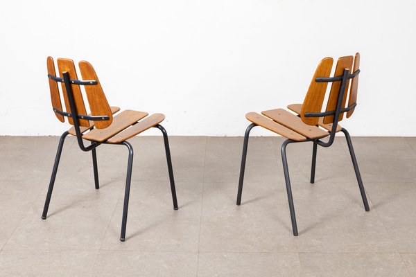 Mid-Century Chairs in the style of Gio Ponti, Set of 6-LMR-1788246