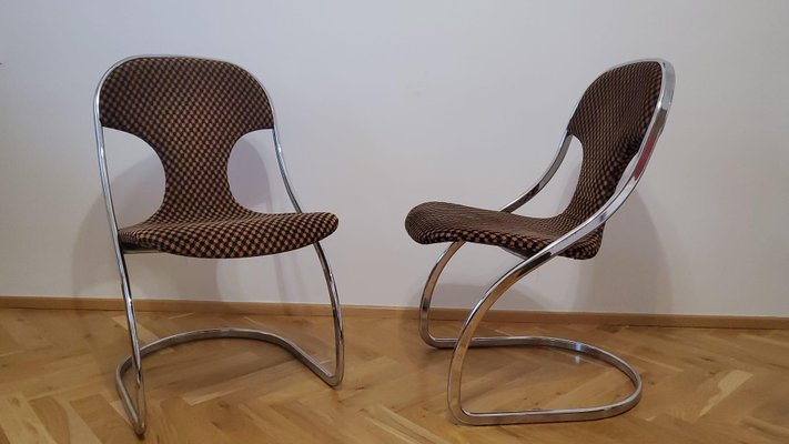 Mid-Century Chairs, Italy, 1970s, Set of 2-TZ-1092371