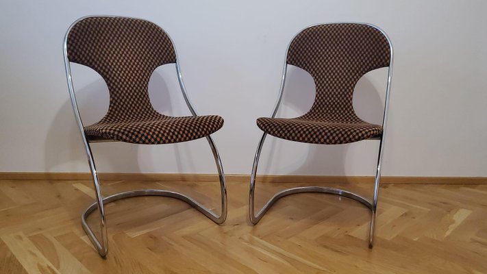 Mid-Century Chairs, Italy, 1970s, Set of 2-TZ-1092371