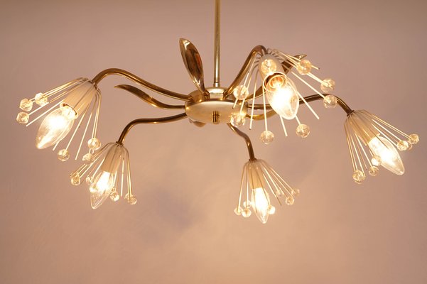 Mid-Century Chandelier by Emil Stejnar for Rupert Nikoll-KIJ-1259691