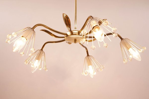 Mid-Century Chandelier by Emil Stejnar for Rupert Nikoll-KIJ-1259691