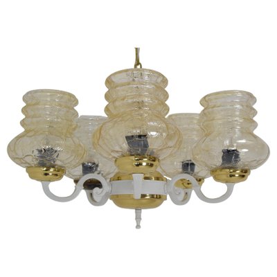 Mid-Century Chandelier, Czechoslovakia, 1970s-TZ-1098771