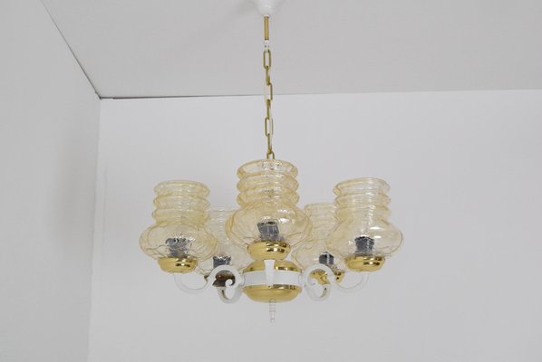 Mid-Century Chandelier, Czechoslovakia, 1970s-TZ-1098771