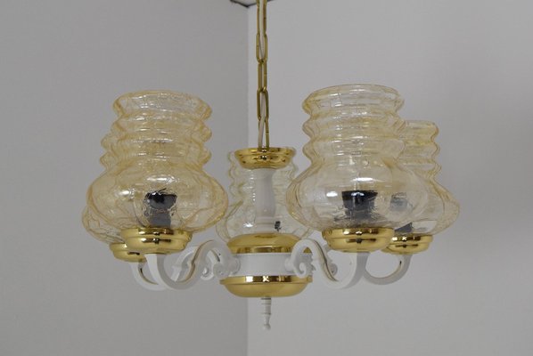 Mid-Century Chandelier, Czechoslovakia, 1970s-TZ-1098771